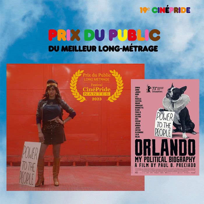 "Orlando, ma biographie politique" (2023) de Paul B. Preciado, Prix du Public du Meilleur long-métrage - CinéPride 2023